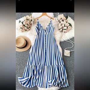 SHEIN plus split casual summer dress NWOT